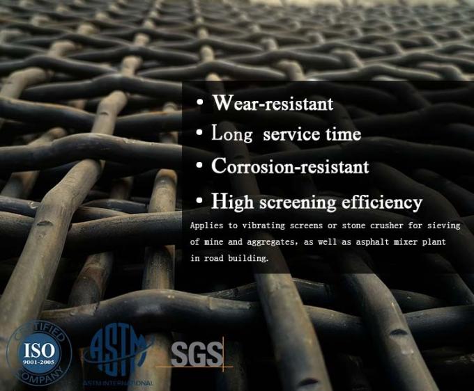 12.7 มม. 304 สแตนเลสลวดตาข่ายจีบหน้าจอ Heavy Duty 1