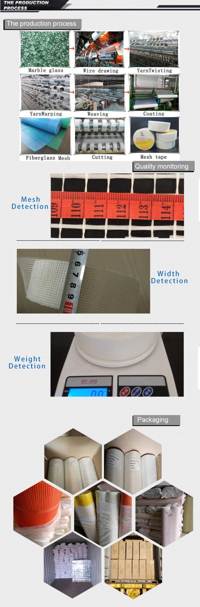 เครือข่ายเส้นใยแก้วอุณหภูมิสูง 10x10 เครือข่าย 80g/m2 Twill Woven 6