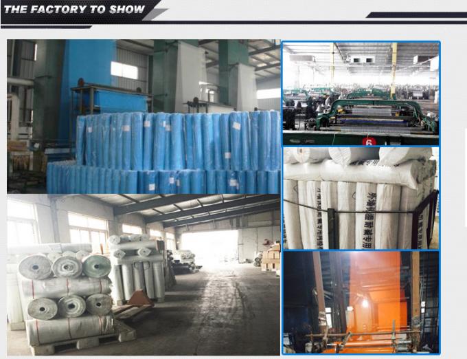 เครือข่ายเส้นใยแก้วอุณหภูมิสูง 10x10 เครือข่าย 80g/m2 Twill Woven 8